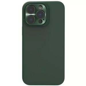 Чохол для iPhone 14 Pro сіліконовий Nillkin LensWing Magnetic зелений