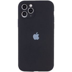 Чохол для iPhone 12 Pro сіліконовий Case Full Camera Protective чорний