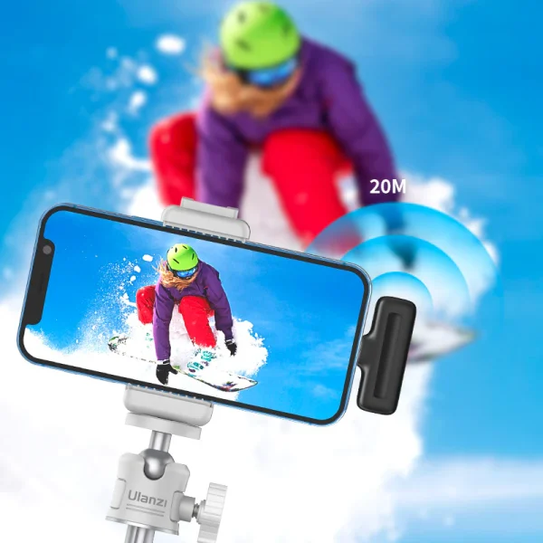 Петличний подвійний бездротовий мікрофон для смартфона Ulanzi J12 Type-C - Зображення 3