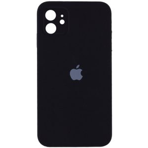 Чохол для iPhone 11 сіліконовий Case Square Full Camera Protective чорний