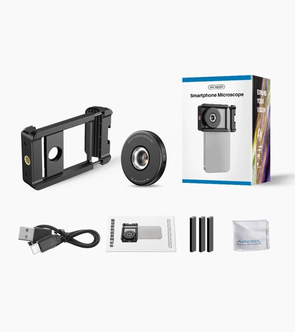 Мікроскоп для смартфона Apexel MS009 100x - Зображення 7