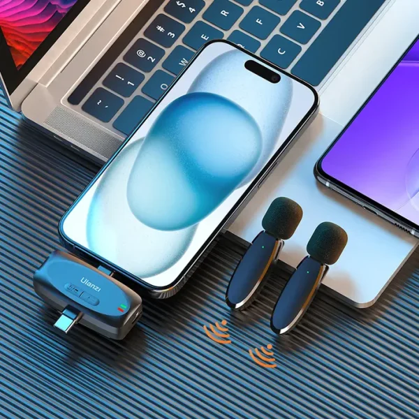 Бездротовий мікрофон 3-в-1 для iPhone / Android Ulanzi V6 - Зображення 6