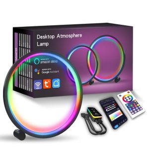 LED лампа RGB з Bluetooth Intelligent circular atmosphere light