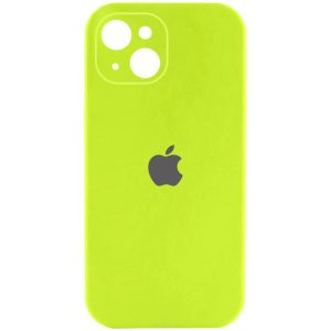 Чохол для iPhone 15 сіліконовий Case Full Camera Protective салатовий