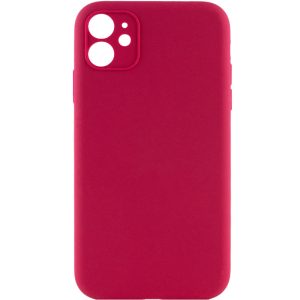 Чохол для iPhone 12 сіліконовий Case Full Camera Protective червоний
