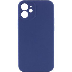 Чохол для iPhone 12 сіліконовий Case Full Camera Protective синій