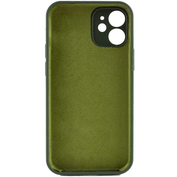 Чохол для iPhone 12 сіліконовий Case Full Camera Protective зелений - Зображення 2
