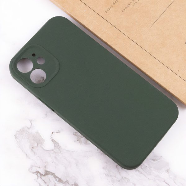 Чохол для iPhone 12 сіліконовий Case Full Camera Protective зелений - Зображення 4