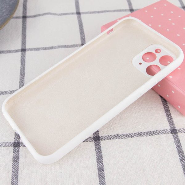 Чохол для iPhone 12 Pro сіліконовий Case Full Camera Protective білий - Зображення 2