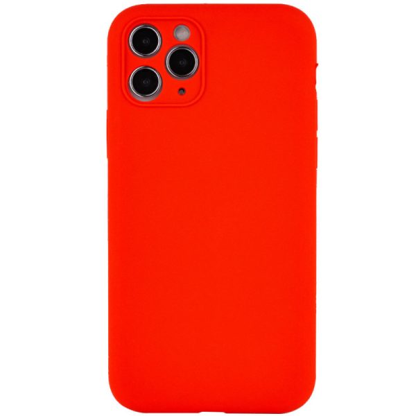 Чохол для iPhone 12 Pro сіліконовий Case Full Camera Protective червоний