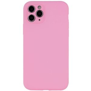 Чохол для iPhone 12 Pro сіліконовий Case Full Camera Protective рожевий