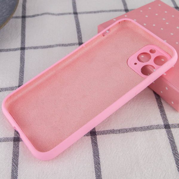 Чохол для iPhone 12 Pro сіліконовий Case Full Camera Protective рожевий - Зображення 2