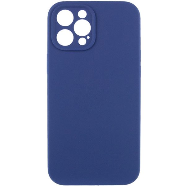 Чохол для iPhone 12 Pro сіліконовий Case Full Camera Protective синій