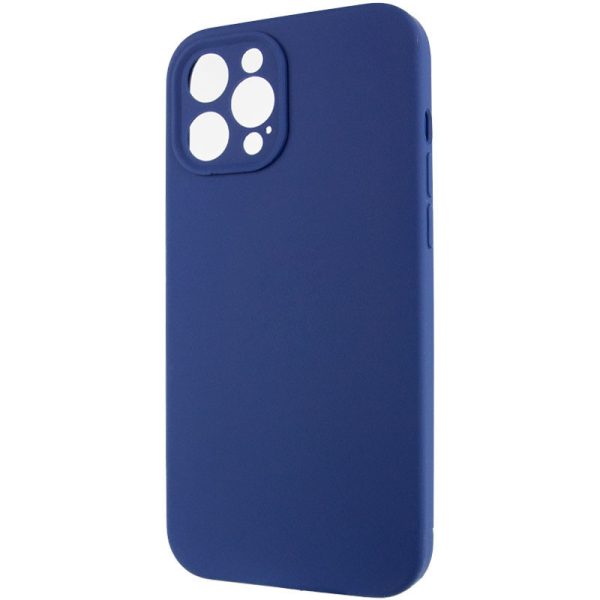 Чохол для iPhone 12 Pro сіліконовий Case Full Camera Protective синій - Зображення 3