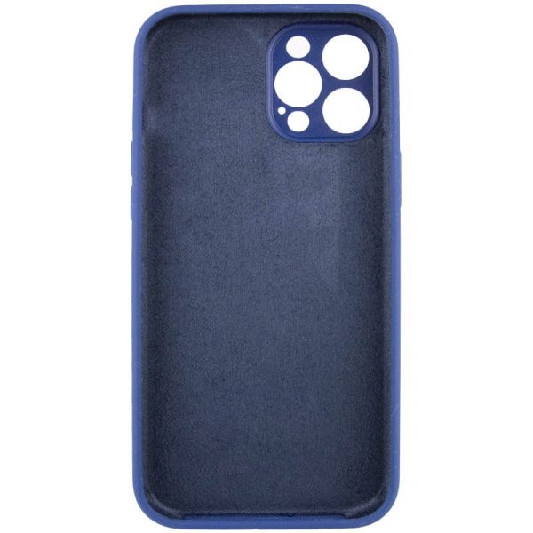 Чохол для iPhone 12 Pro сіліконовий Case Full Camera Protective синій - Зображення 4