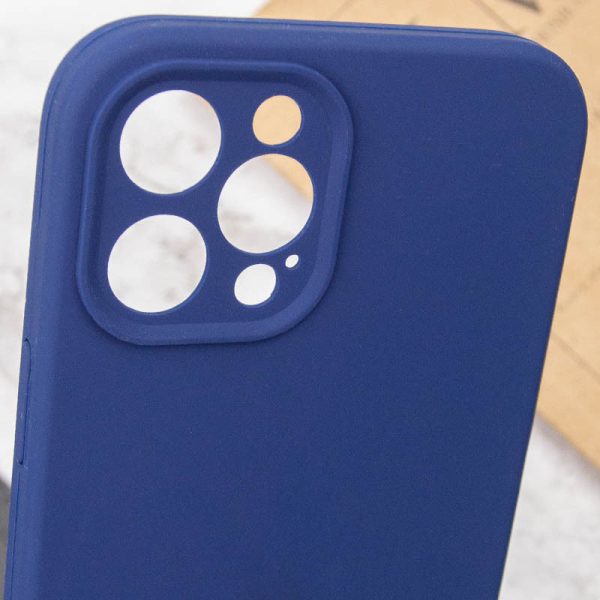 Чохол для iPhone 12 Pro сіліконовий Case Full Camera Protective синій - Зображення 6