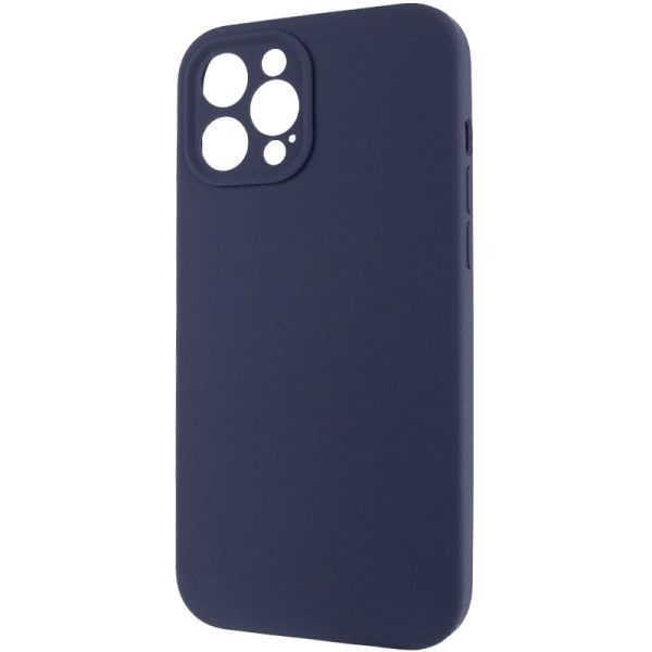 Чохол для iPhone 12 Pro сіліконовий Case Full Camera Protective темно-синій - Зображення 3