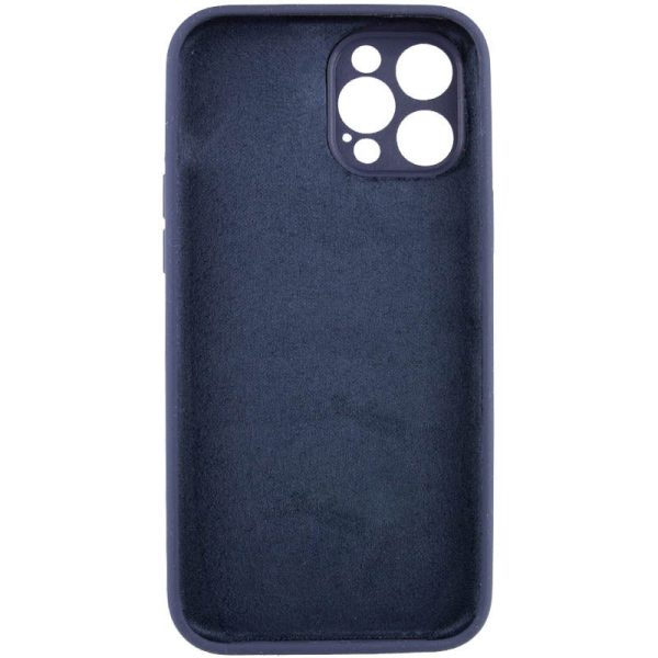 Чохол для iPhone 12 Pro сіліконовий Case Full Camera Protective темно-синій - Зображення 4