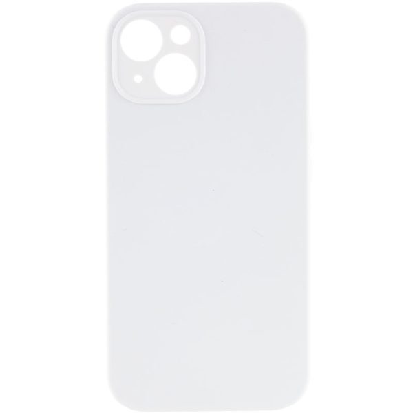 Чохол для iPhone 13 сіліконовий Case Full Camera Protective білий