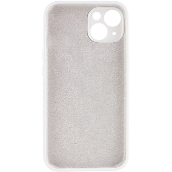 Чохол для iPhone 13 сіліконовий Case Full Camera Protective білий - Зображення 2