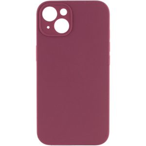 Чохол для iPhone 13 сіліконовий Case Full Camera Protective бордовий