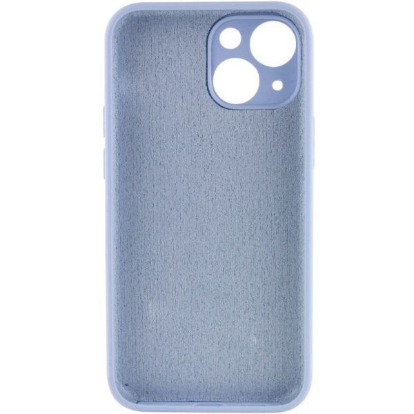 Чохол для iPhone 13 сіліконовий Case Full Camera Protective блакитний - Зображення 2