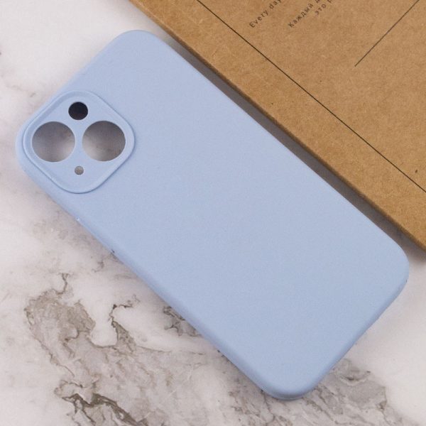 Чохол для iPhone 13 сіліконовий Case Full Camera Protective блакитний - Зображення 3