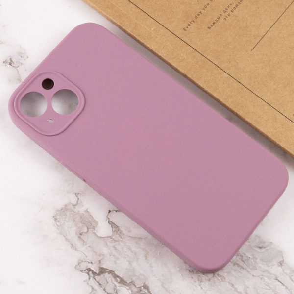 Чохол для iPhone 13 сіліконовий Case Full Camera Protective ліловий - Зображення 3