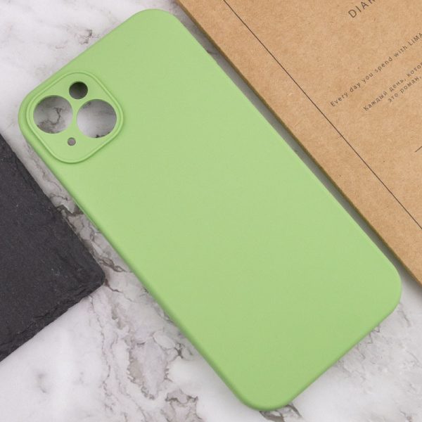 Чохол для iPhone 13 сіліконовий Case Full Camera Protective м'ятний - Зображення 4