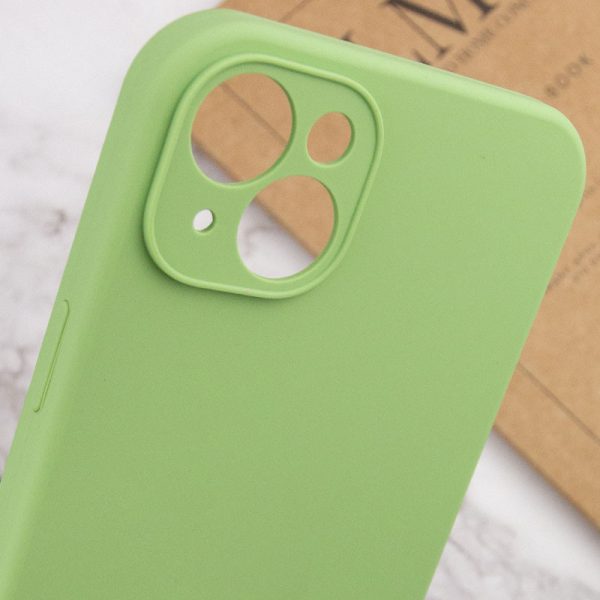 Чохол для iPhone 13 сіліконовий Case Full Camera Protective м'ятний - Зображення 5