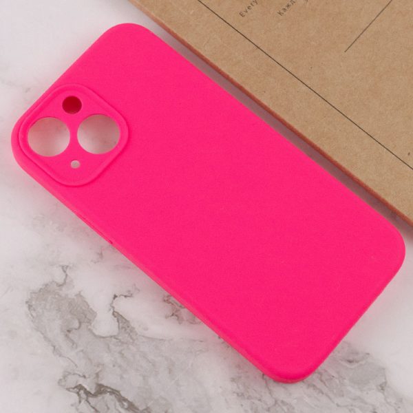 Чохол для iPhone 13 сіліконовий Case Full Camera Protective рожевий - Зображення 3
