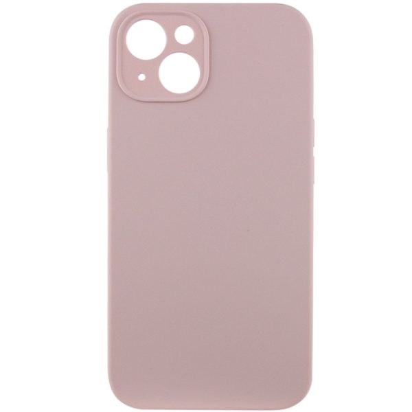 Чохол для iPhone 13 сіліконовий Case Full Camera Protective рожевий