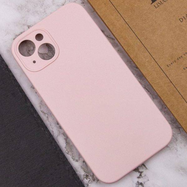 Чохол для iPhone 13 сіліконовий Case Full Camera Protective рожевий - Зображення 5