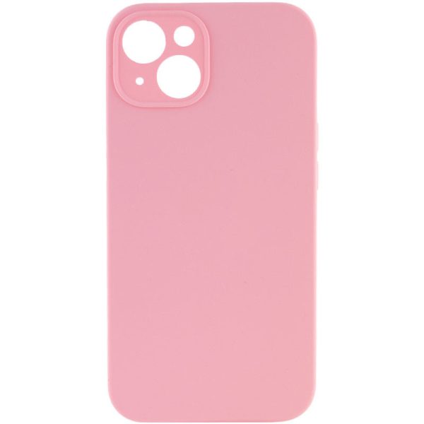 Чохол для iPhone 13 сіліконовий Case Full Camera Protective рожевий