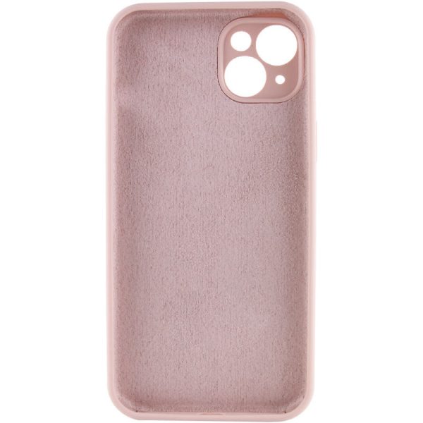 Чохол для iPhone 13 сіліконовий Case Full Camera Protective рожевий - Зображення 4