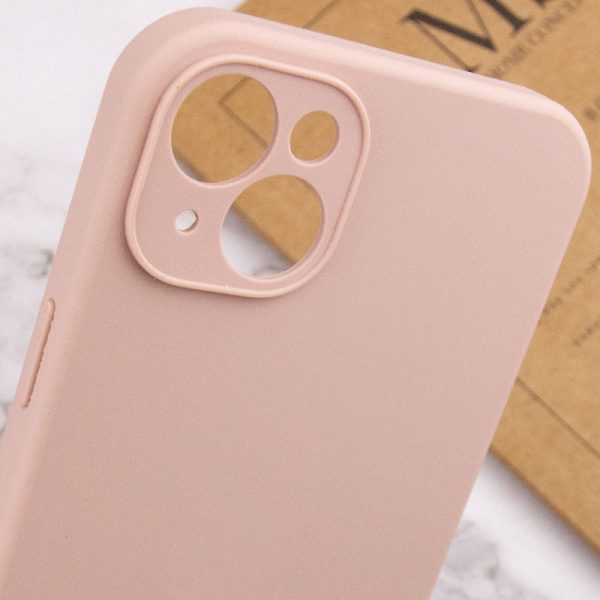 Чохол для iPhone 13 сіліконовий Case Full Camera Protective рожевий - Зображення 6