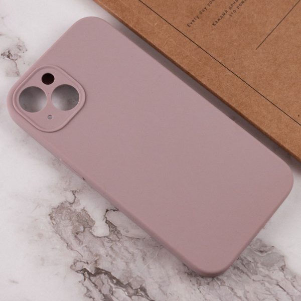 Чохол для iPhone 13 сіліконовий Case Full Camera Protective рожевий - Зображення 3