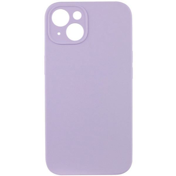 Чохол для iPhone 13 сіліконовий Case Full Camera Protective бузковий