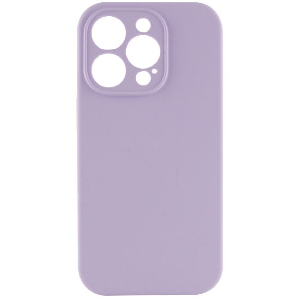 Чохол для iPhone 13 Pro сіліконовий Case Full Camera Protective бузковий