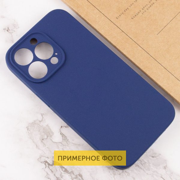 Чохол для iPhone 16 сіліконовий Case Full Camera Protective синій - Зображення 3
