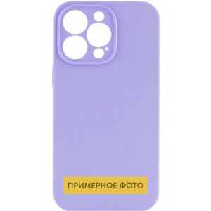 Чохол для iPhone 16 сіліконовий Case Full Camera Protective бузковий