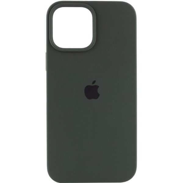 Чохол для iPhone 15 сіліконовий Case Full Protective зелений