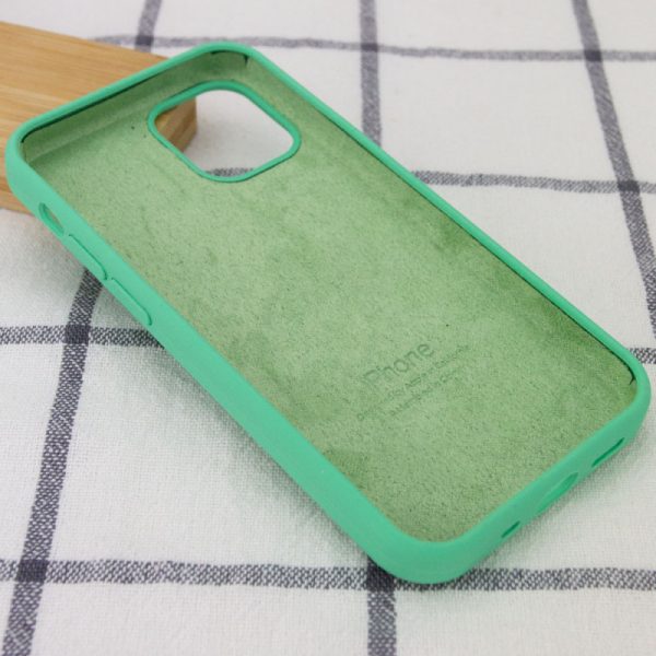 Чохол для iPhone 15 сіліконовий Case Full Protective зелений - Зображення 3