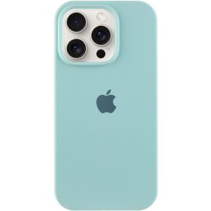 Чохол для iPhone 15 Pro сіліконовий Case Full Protective бірюзовий