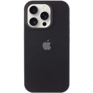 Чохол для iPhone 15 Pro сіліконовий Case Full Protective чорний