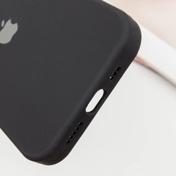 Чохол для iPhone 15 Pro сіліконовий Case Full Protective чорний - Зображення 5