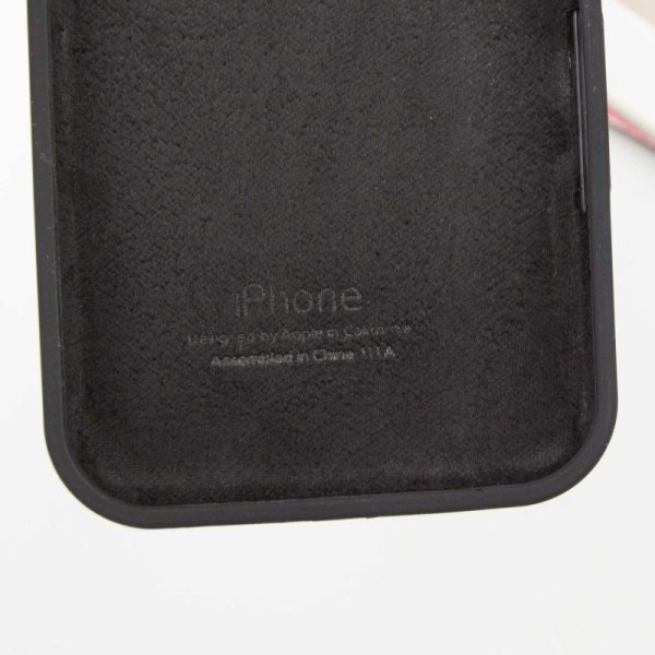 Чохол для iPhone 15 Pro сіліконовий Case Full Protective чорний - Зображення 6