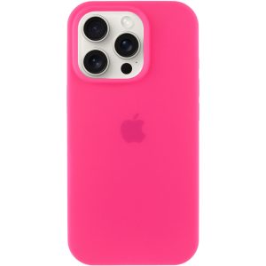 Чохол для iPhone 15 Pro сіліконовий Case Full Protective рожевий