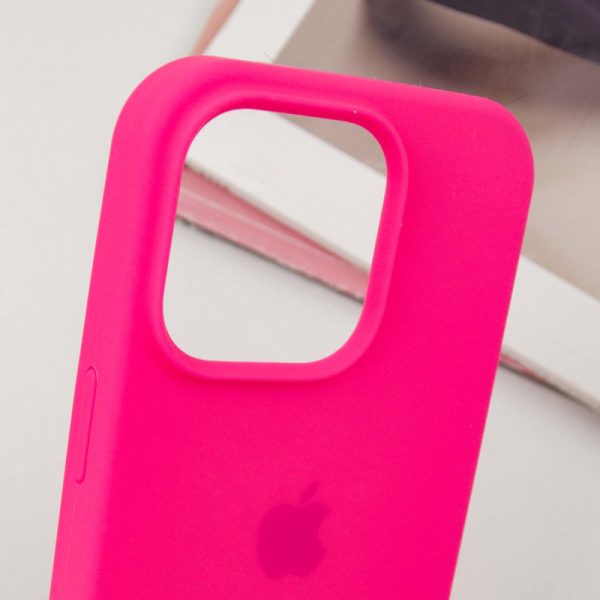 Чохол для iPhone 15 Pro сіліконовий Case Full Protective рожевий - Зображення 3