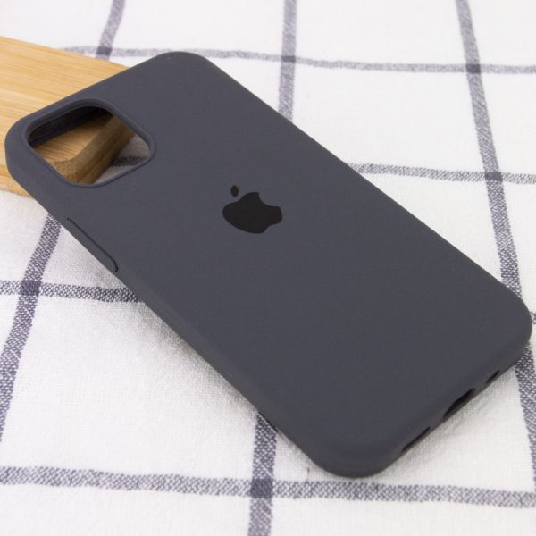Чохол для iPhone 15 Pro сіліконовий Case Full Protective сірий - Зображення 2